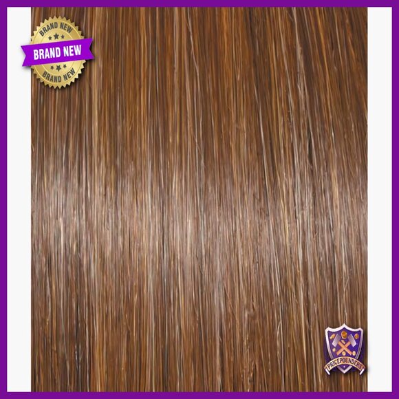 Average Cap Size Synthetic Wig with Monofilament Top and Lace Front main image 4